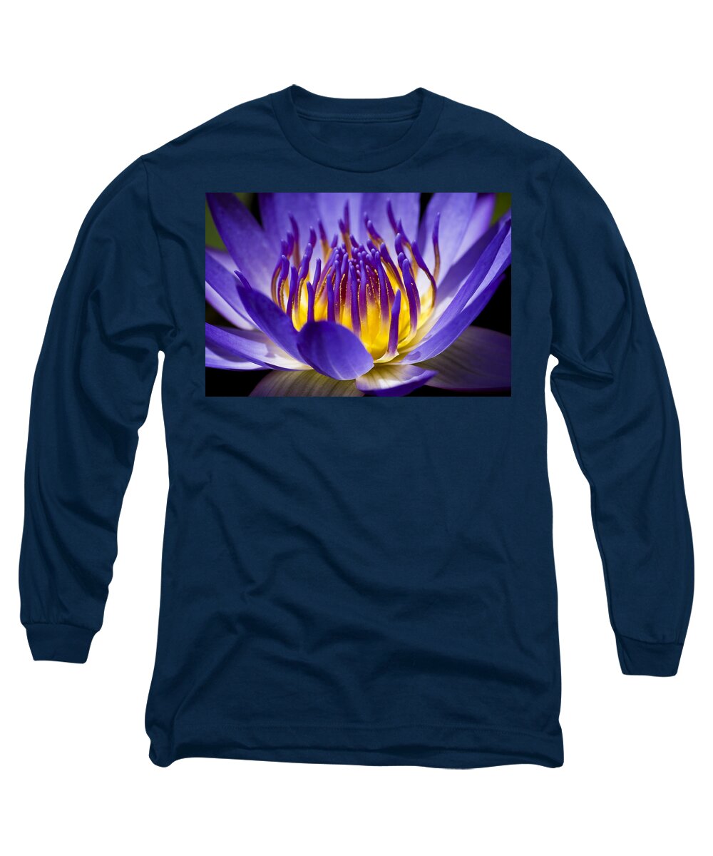 Waterlily Long Sleeve T-Shirt featuring the photograph Inner Glow by Priya Ghose