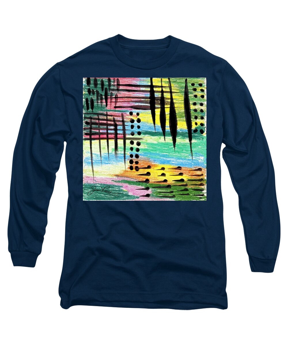 Rainbow Colors Long Sleeve T-Shirt featuring the painting Kentic Daybreak by Joan Reese