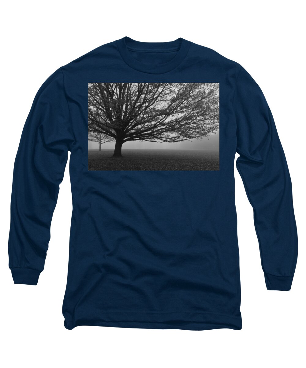 Richmond Park Long Sleeve T-Shirt featuring the photograph Lonely Low Tree by Maj Seda