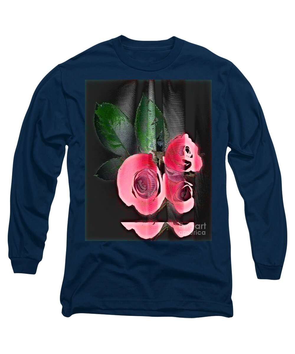 Digital Image Long Sleeve T-Shirt featuring the digital art Lovely by Yael VanGruber