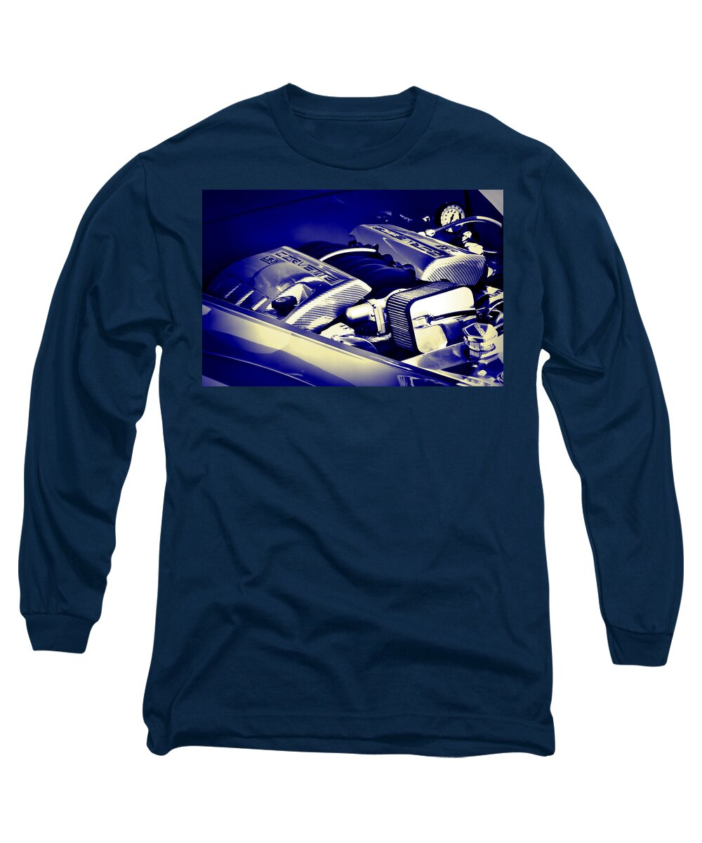 Chevrolet Long Sleeve T-Shirt featuring the photograph LS3 by Ricky Barnard