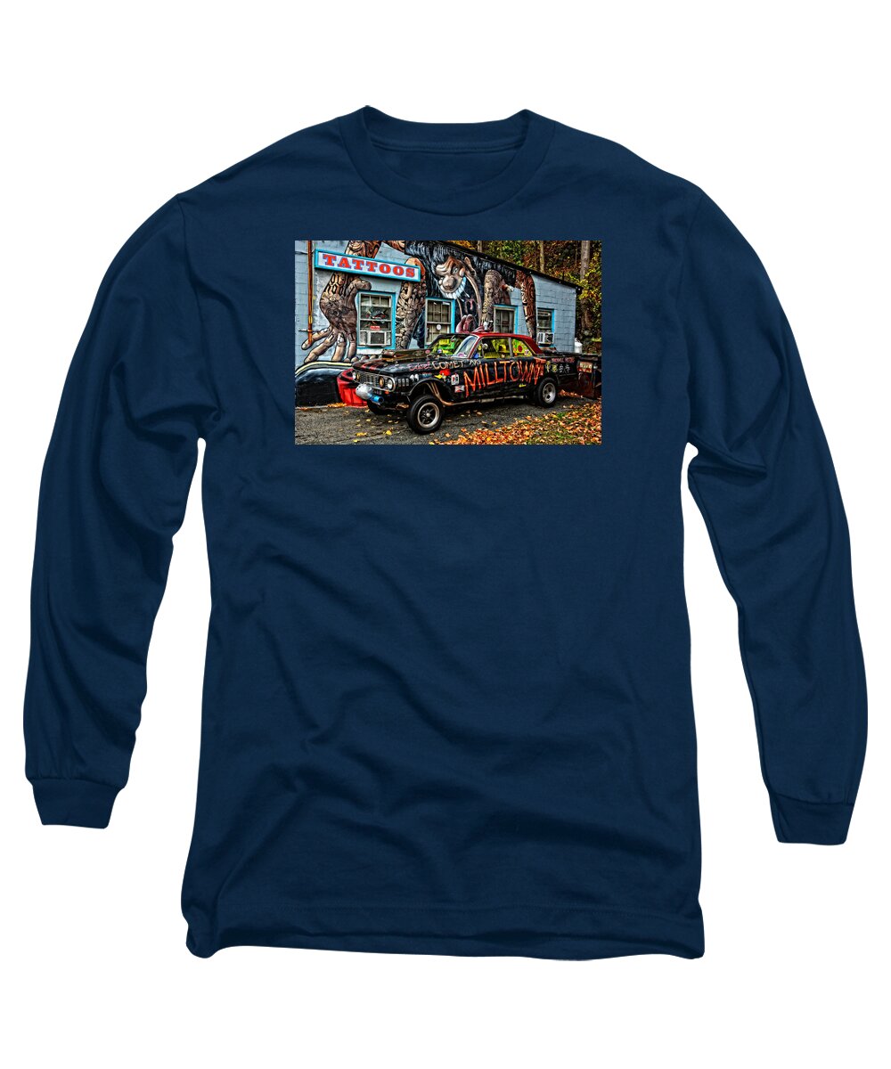 Car Long Sleeve T-Shirt featuring the photograph Milltown's Edsel Comet by Mike Martin