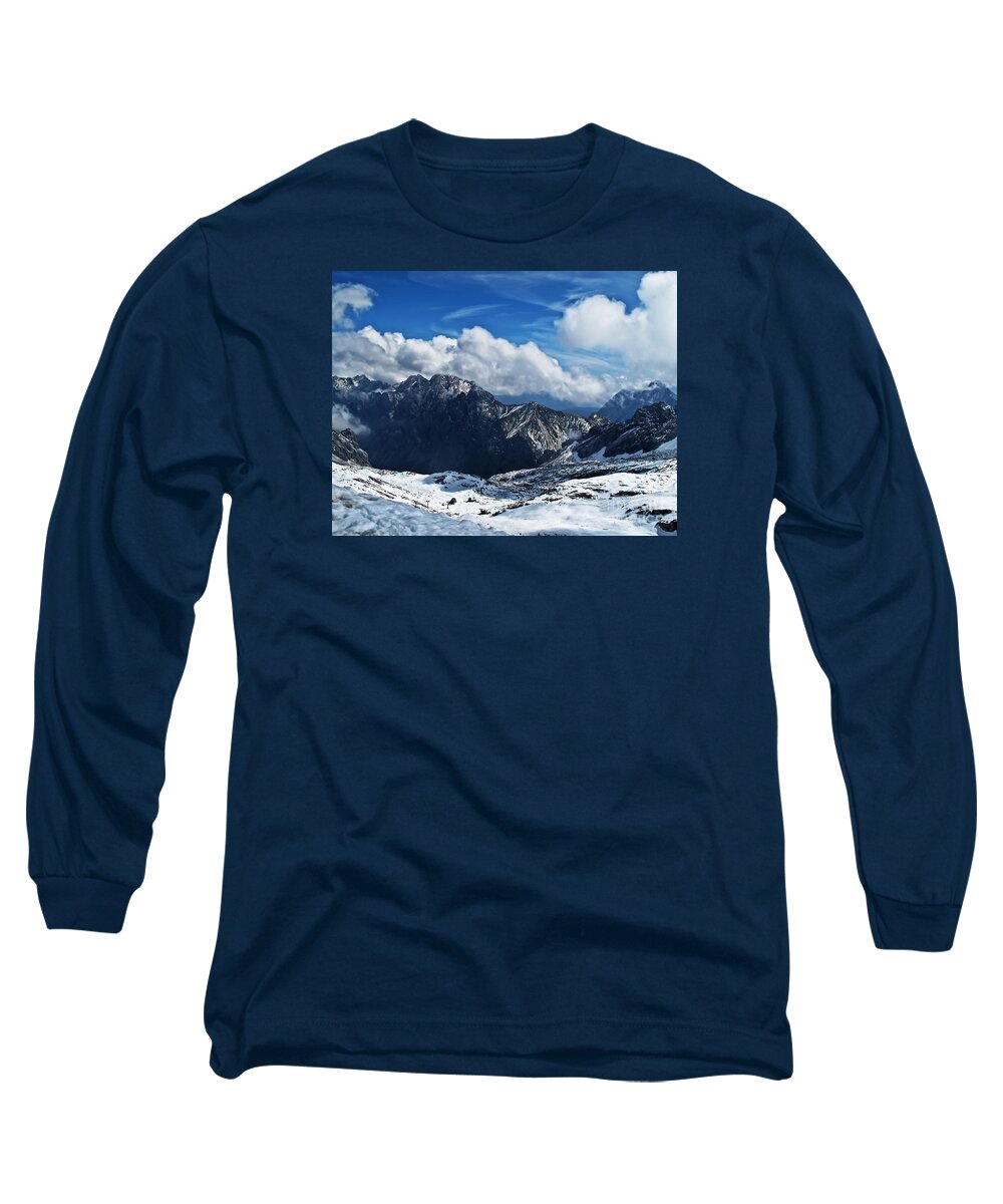 Travel Long Sleeve T-Shirt featuring the photograph On Top of Germany by Elvis Vaughn