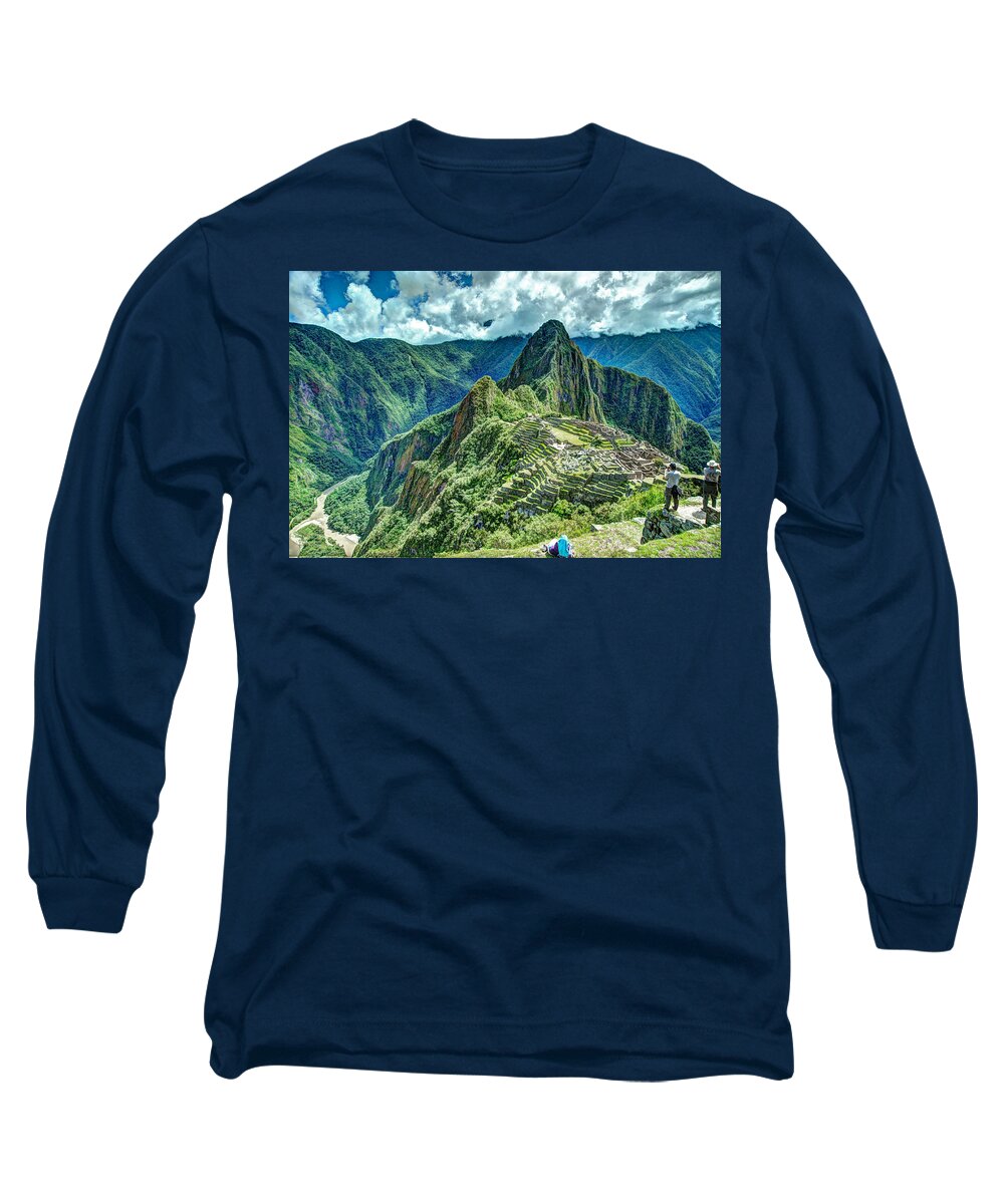 Landscape Long Sleeve T-Shirt featuring the photograph Palace in the Sky by Richard Gehlbach