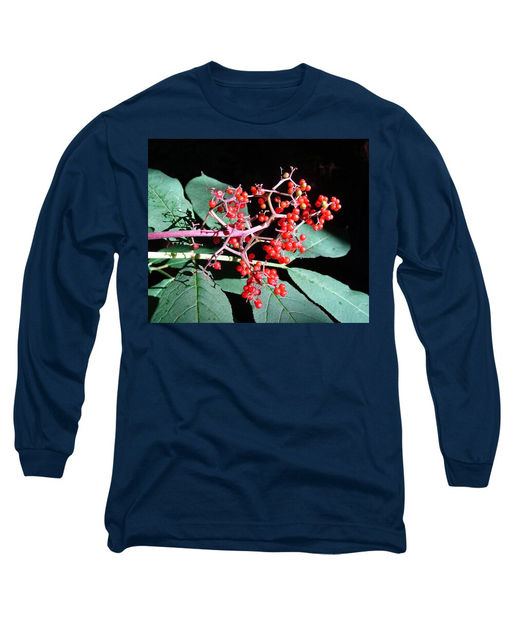Elderberry Long Sleeve T-Shirt featuring the photograph Red Elderberry by Cheryl Hoyle