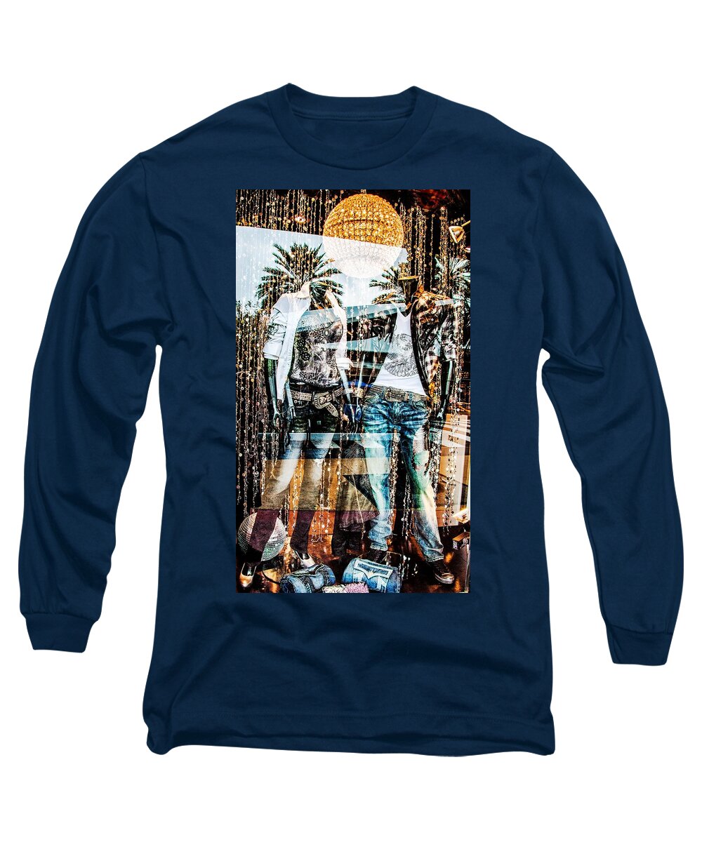 Store Long Sleeve T-Shirt featuring the photograph Store Window Display by Rudy Umans