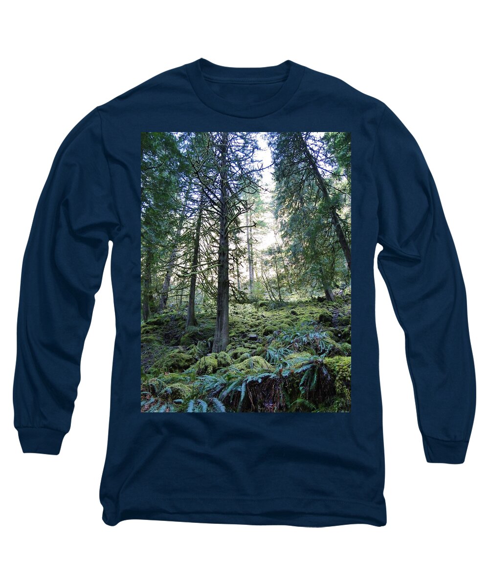 Trees Long Sleeve T-Shirt featuring the photograph Treequility by Athena Mckinzie
