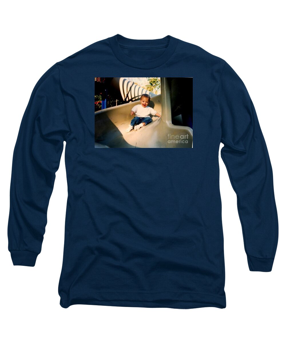  Long Sleeve T-Shirt featuring the photograph Weeeee by Kelly Awad