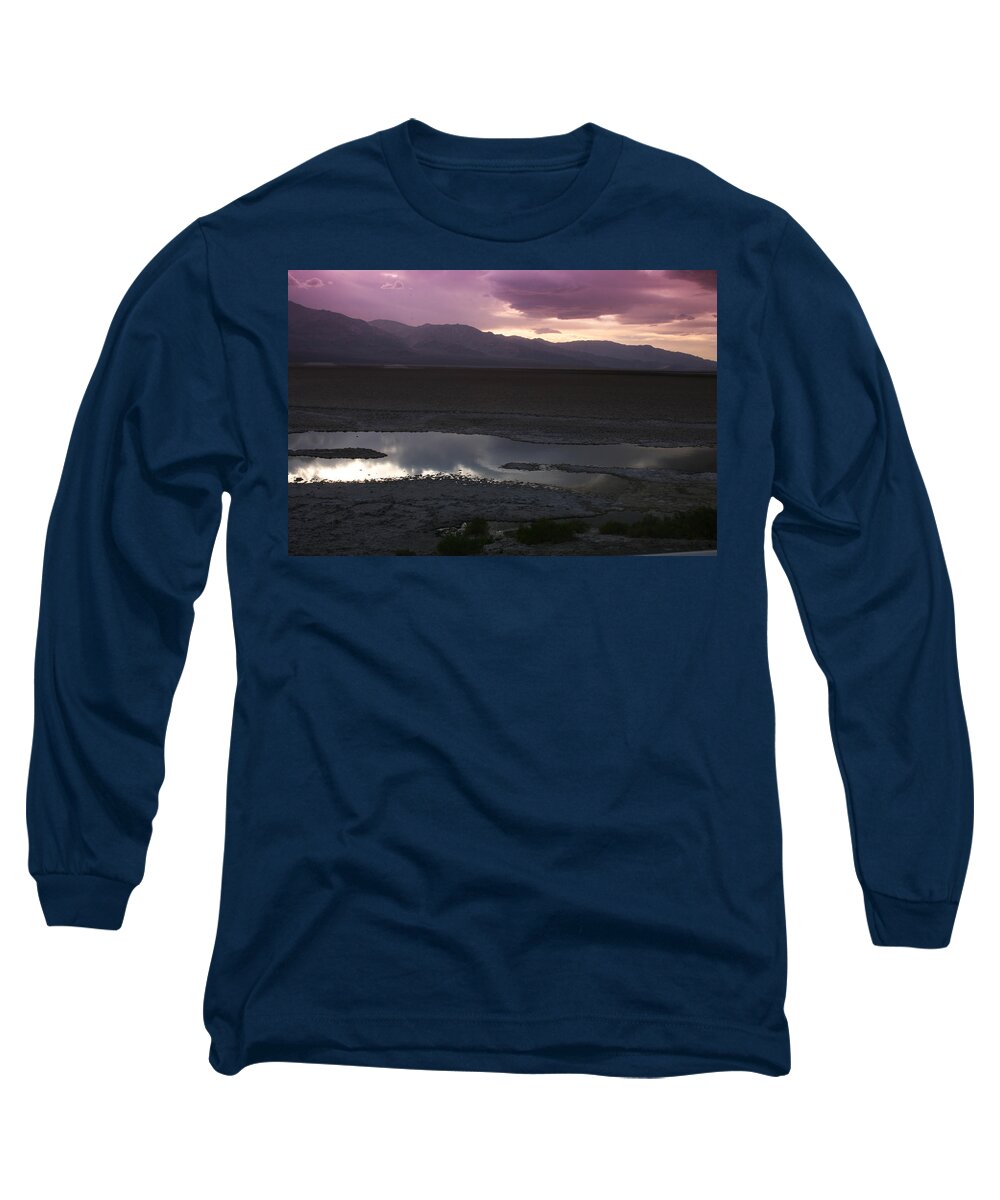 Badwater Basin Long Sleeve T-Shirt featuring the photograph Badwater Basin Death Valley National Park #1 by Benjamin Dahl