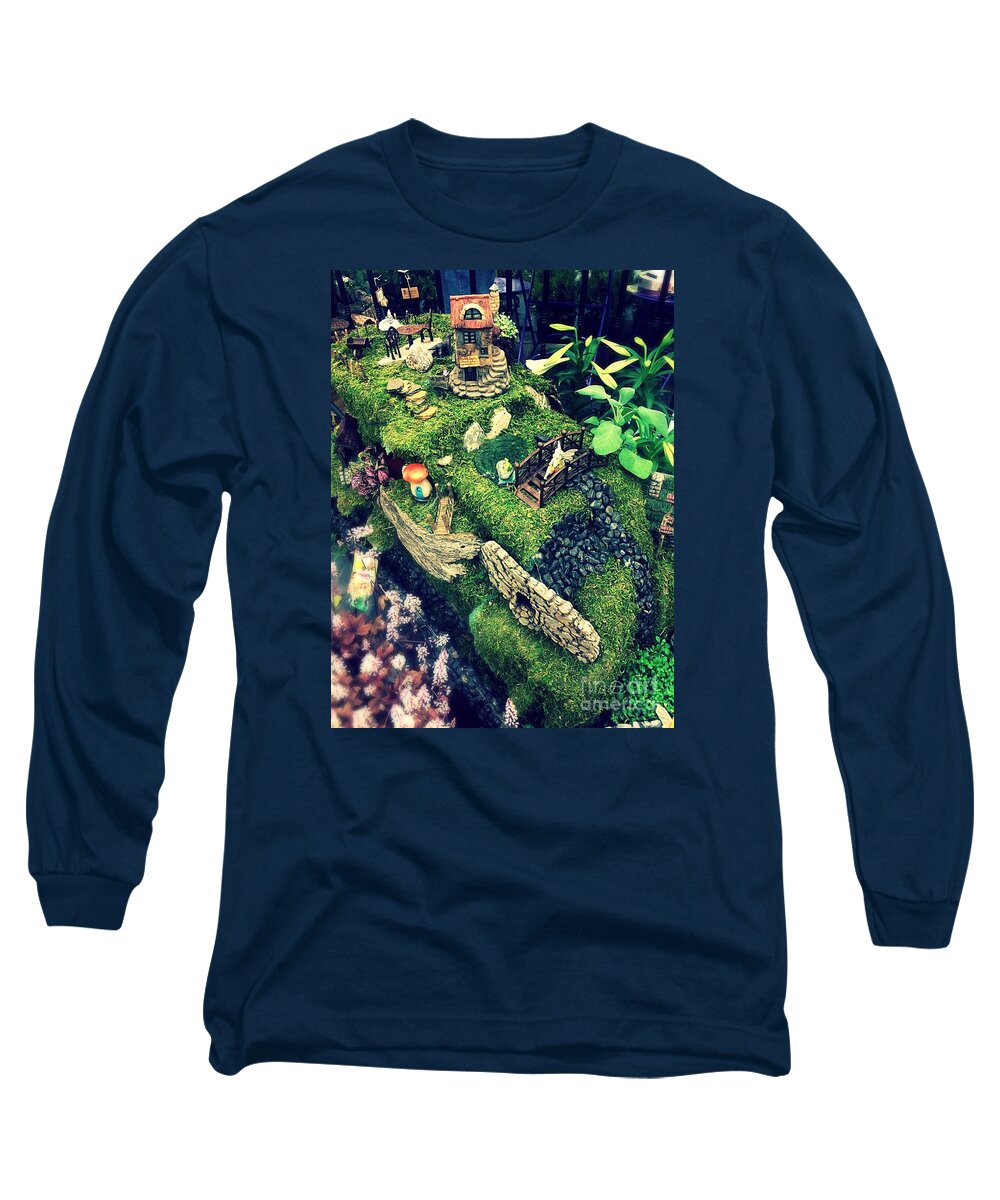 Green Land Long Sleeve T-Shirt featuring the photograph Little Green Land #2 by Jieming Wang