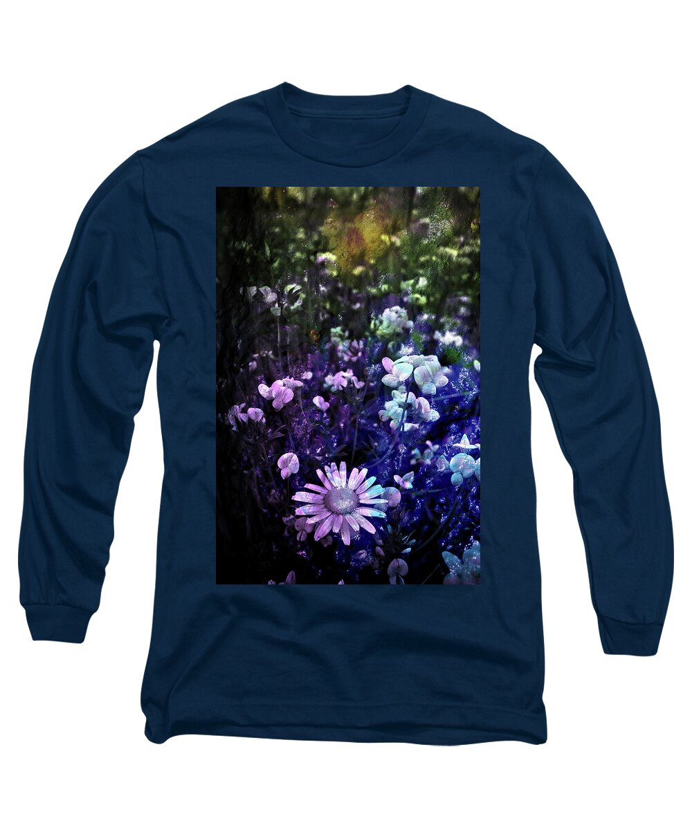 Texture Long Sleeve T-Shirt featuring the photograph Texture Flowers #11 by Prince Andre Faubert