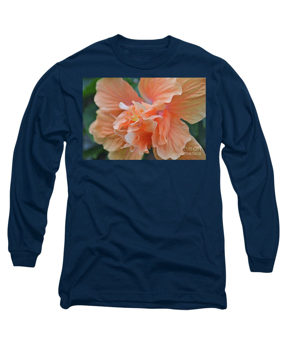 Hibiscus Long Sleeve T-Shirt featuring the photograph 17- Hibiscus Love by Joseph Keane