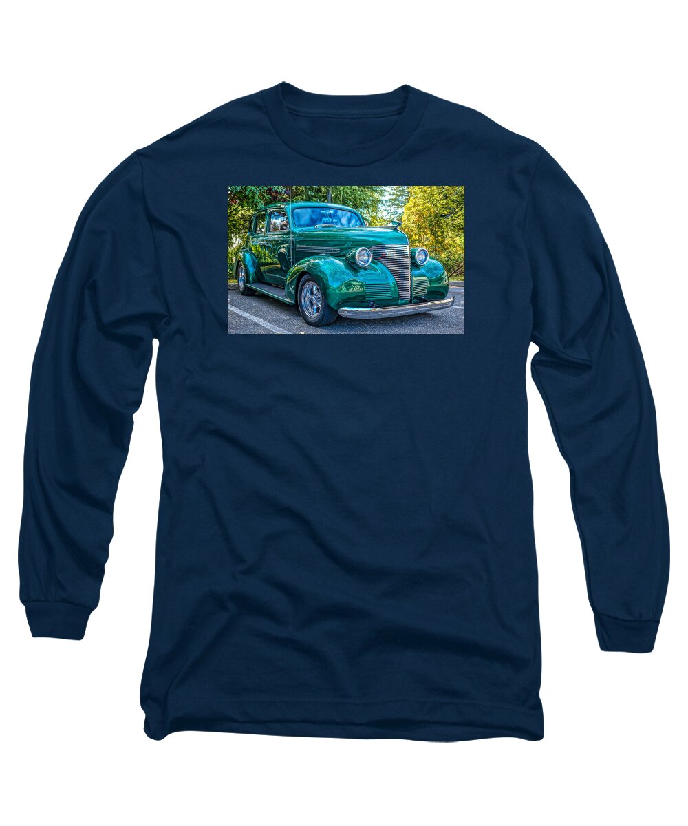 '39 Chevrolet Long Sleeve T-Shirt featuring the photograph '39 Chevrolet #39 by Ronda Broatch