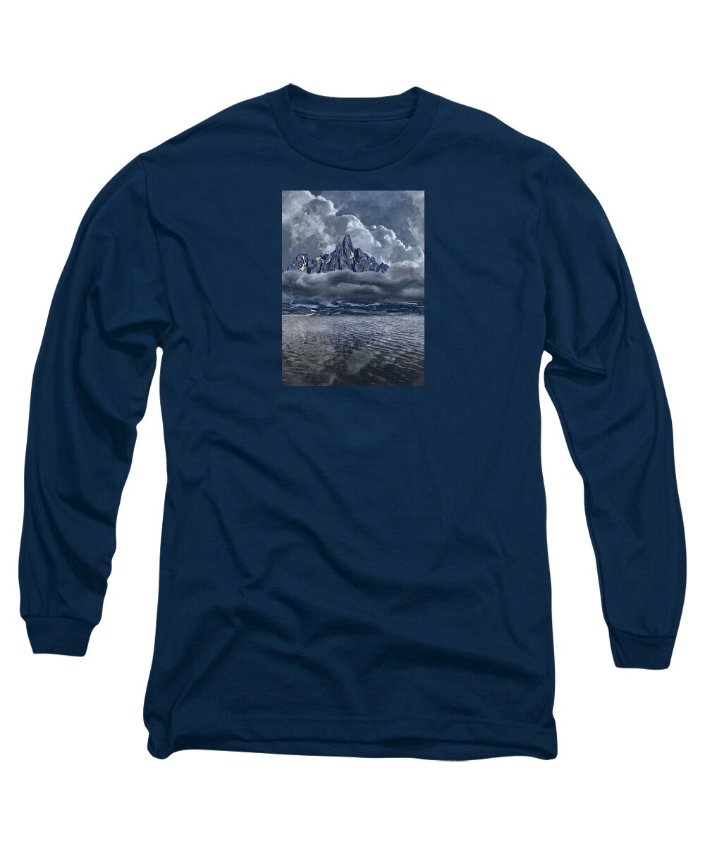 Mountains Long Sleeve T-Shirt featuring the photograph 4187 by Peter Holme III