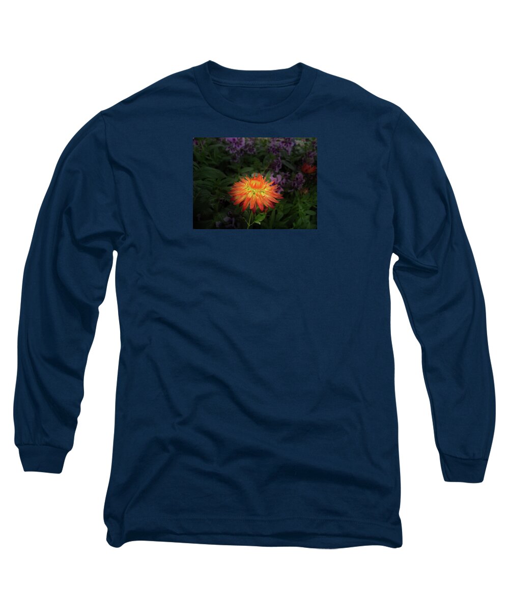 Flower Long Sleeve T-Shirt featuring the photograph 4267 by Peter Holme III