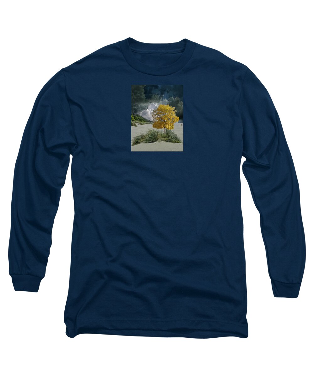 Sand Long Sleeve T-Shirt featuring the photograph 4422 by Peter Holme III