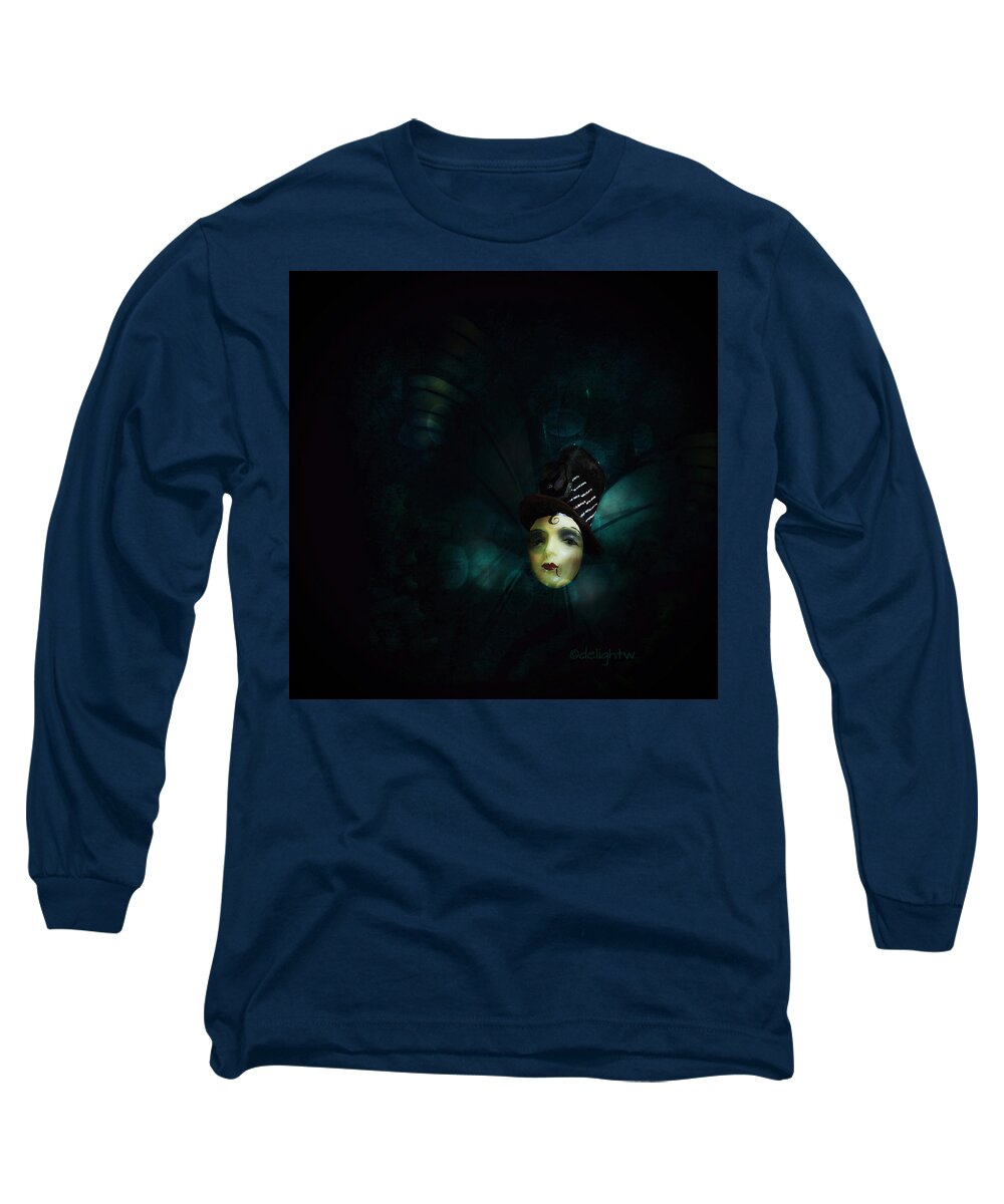 Doll Long Sleeve T-Shirt featuring the digital art A Basement Apartment by Delight Worthyn