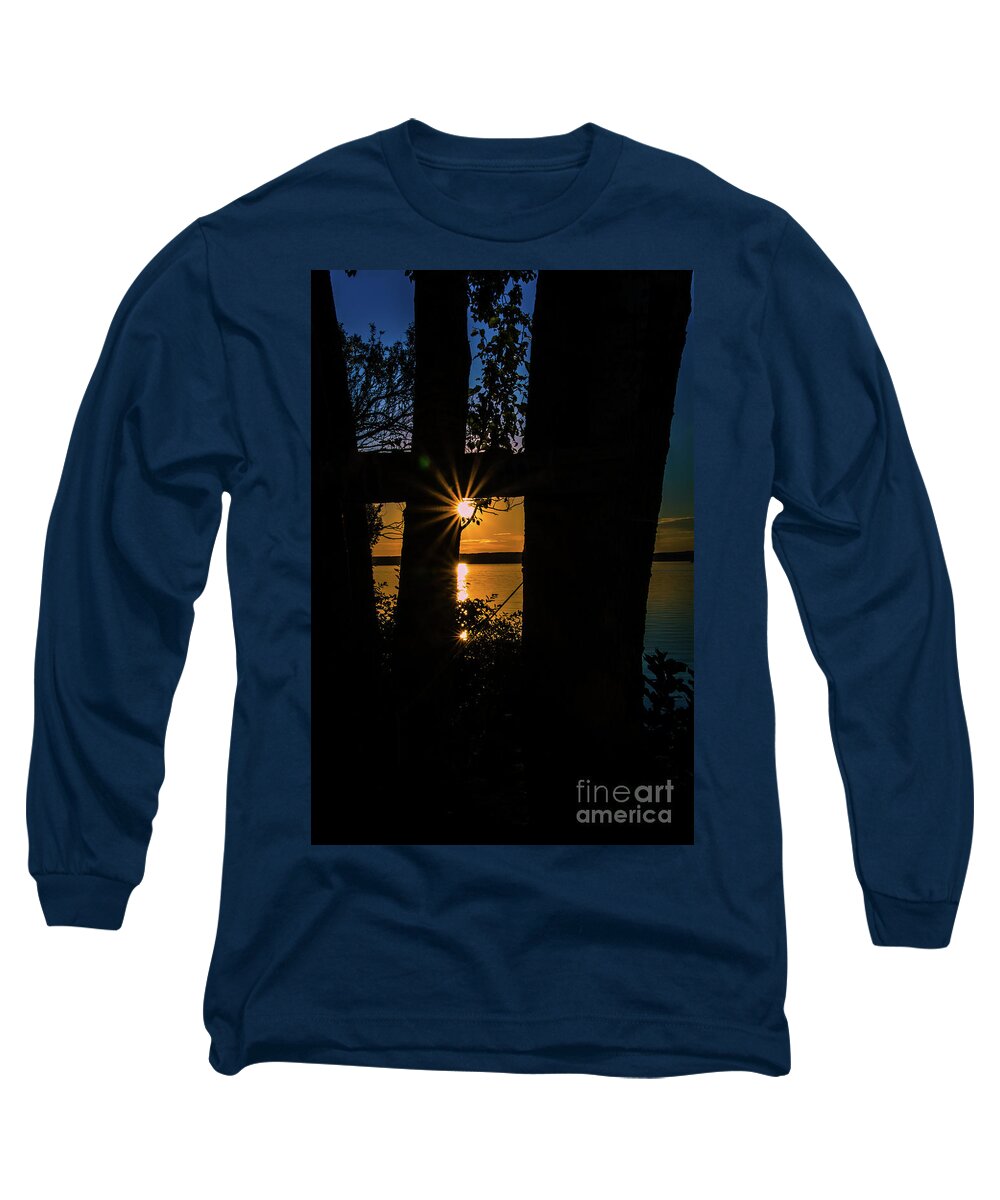 Sunset Long Sleeve T-Shirt featuring the photograph A Blissful Evening by Deborah Klubertanz