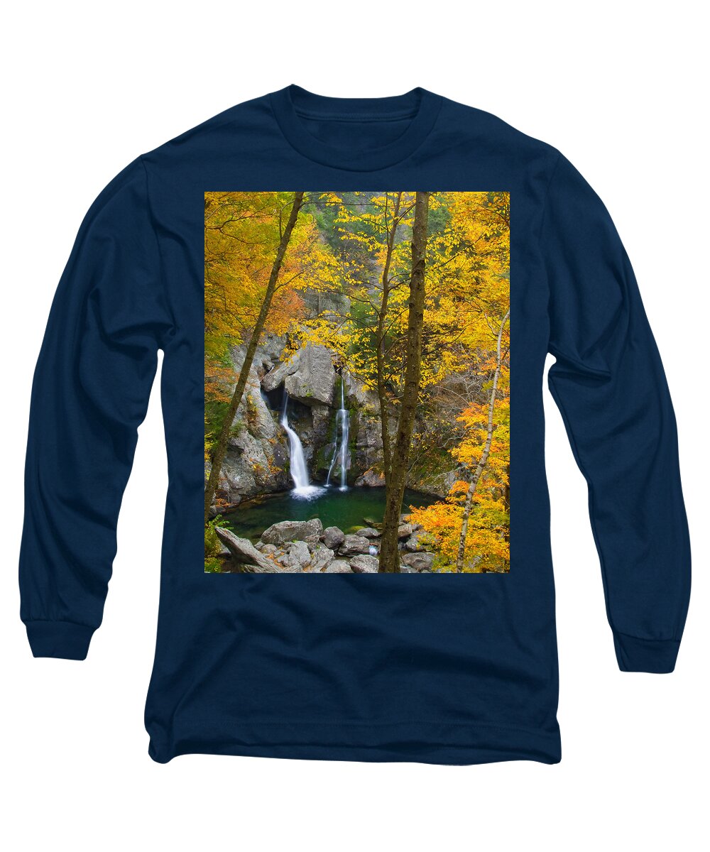 Bash Bish Falls Long Sleeve T-Shirt featuring the photograph Autumn Splendor by Neil Shapiro