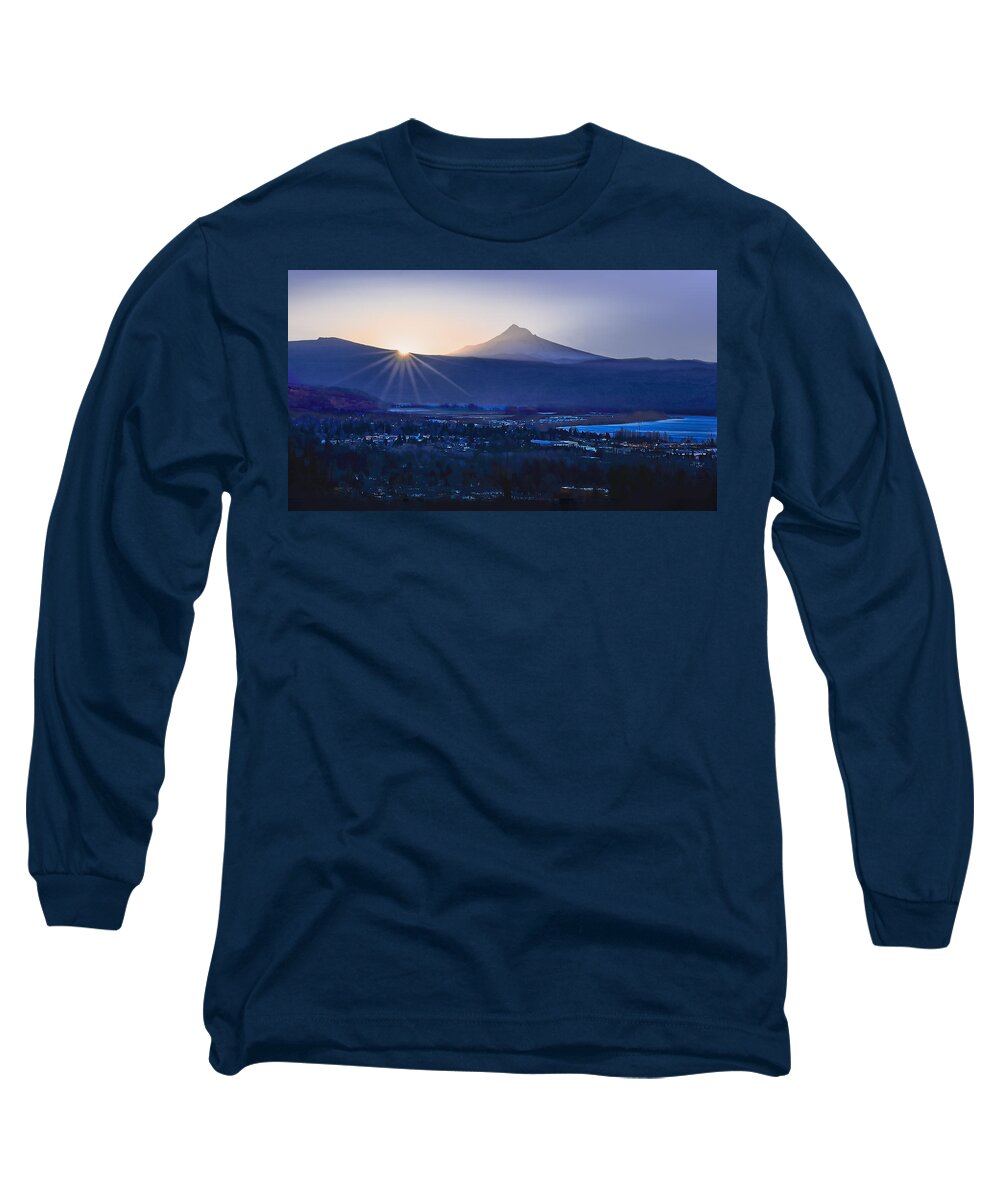 Sunrise Long Sleeve T-Shirt featuring the photograph Camas Sunrise by John Christopher