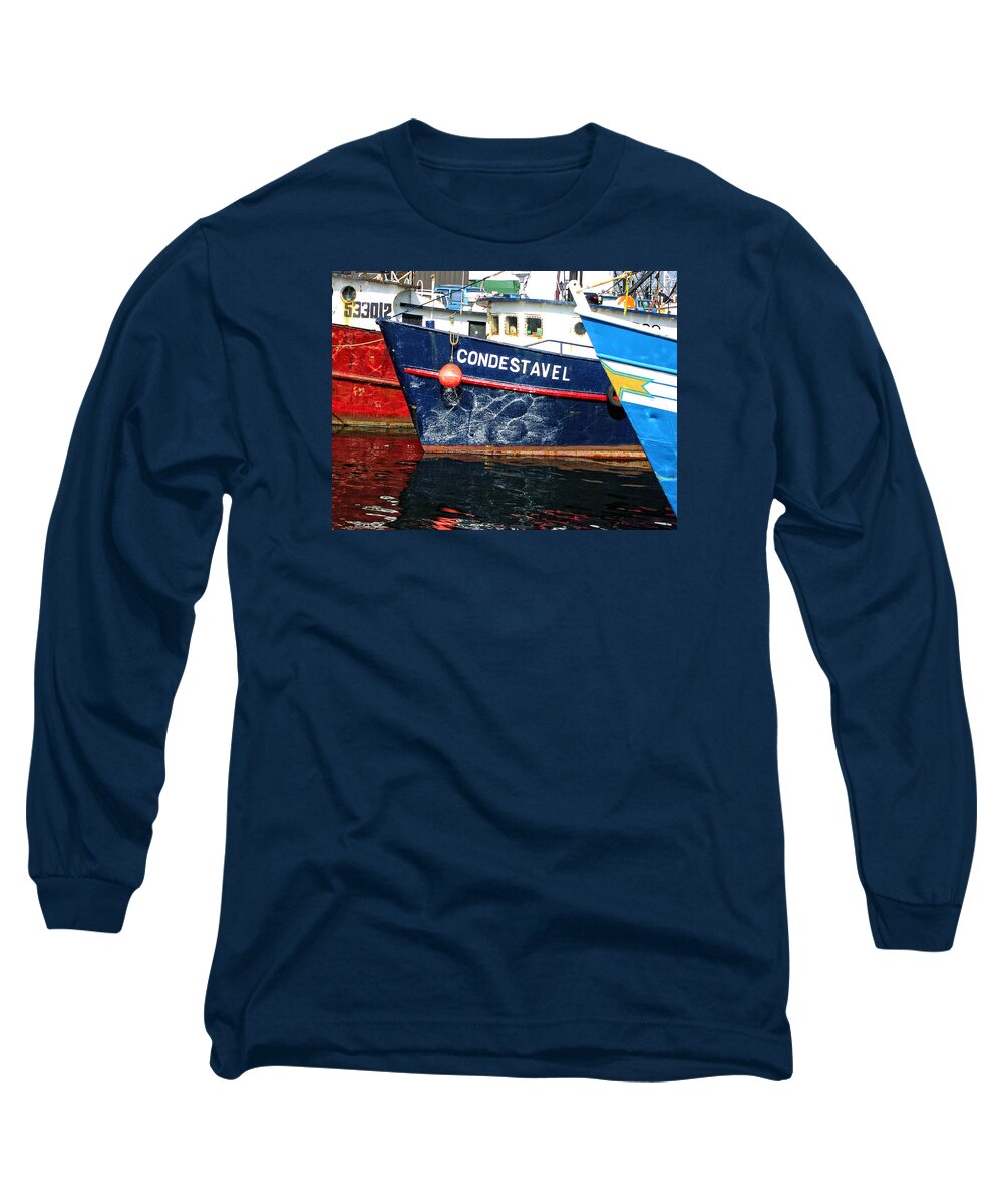Ship Long Sleeve T-Shirt featuring the photograph Condestavel by Mike Martin
