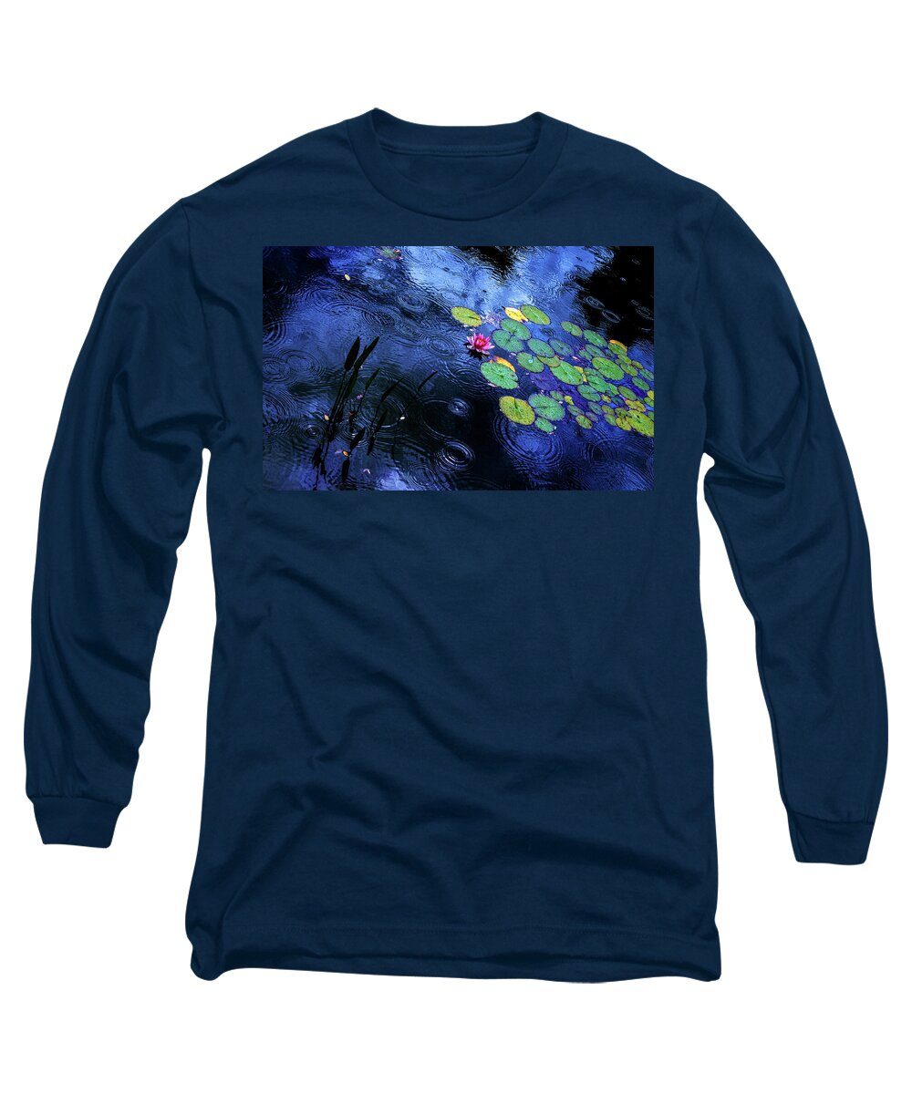 Rainy Day Long Sleeve T-Shirt featuring the photograph Dancing In The Rain by John Poon