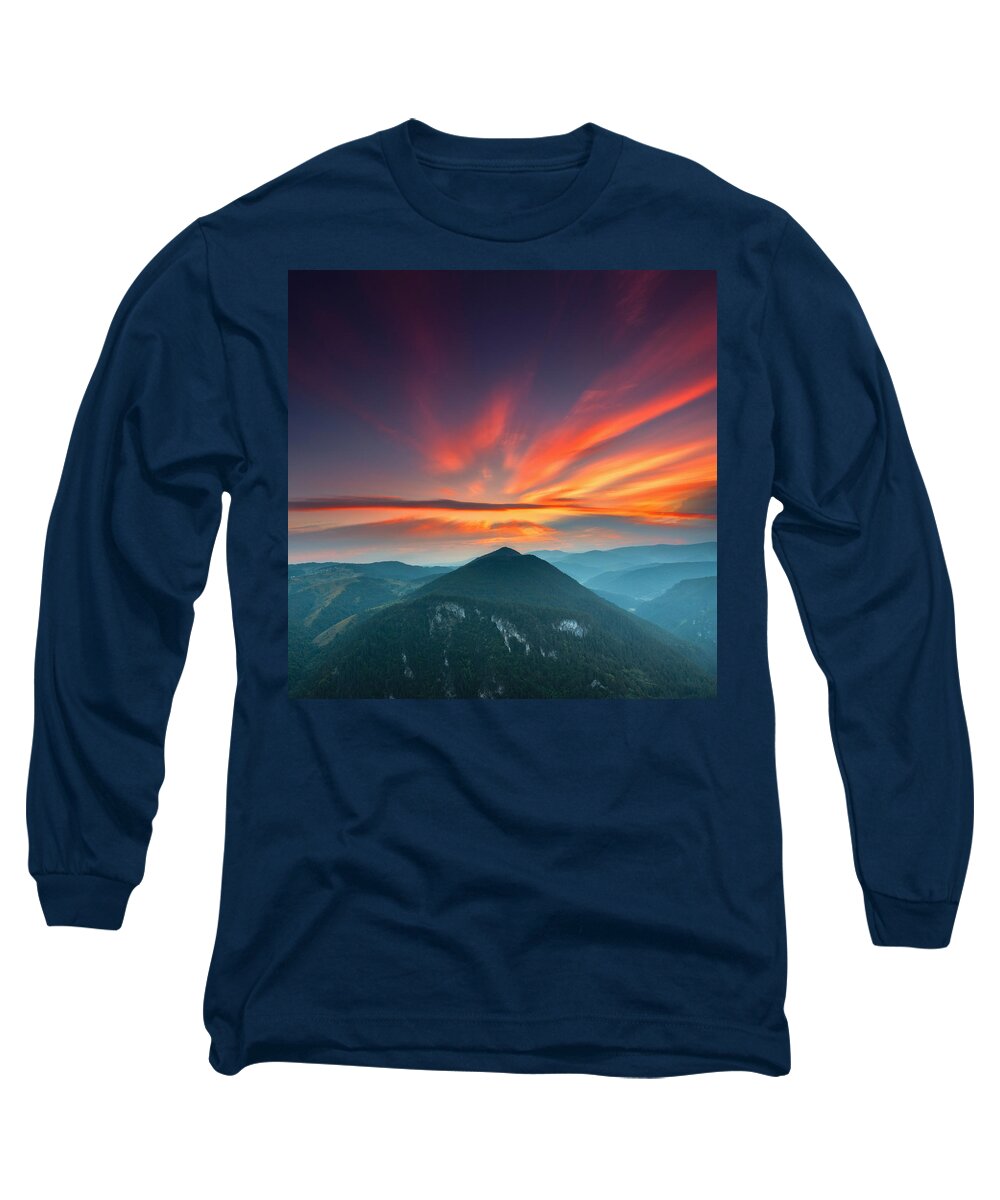 Mountain Long Sleeve T-Shirt featuring the photograph Eagle Eye by Evgeni Dinev