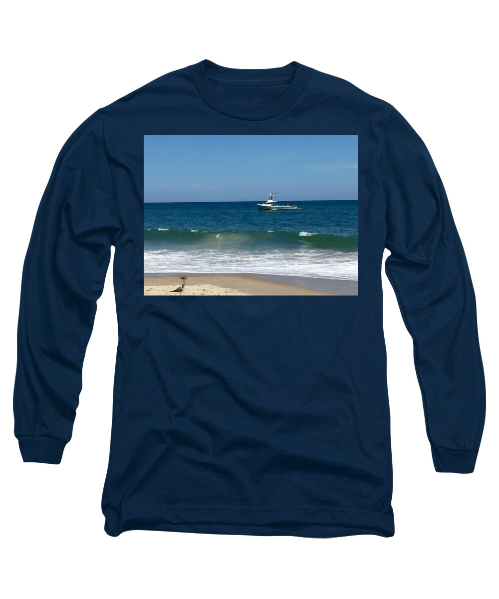 Fishing Long Sleeve T-Shirt featuring the photograph Fishing Boat by Dorothy Maier