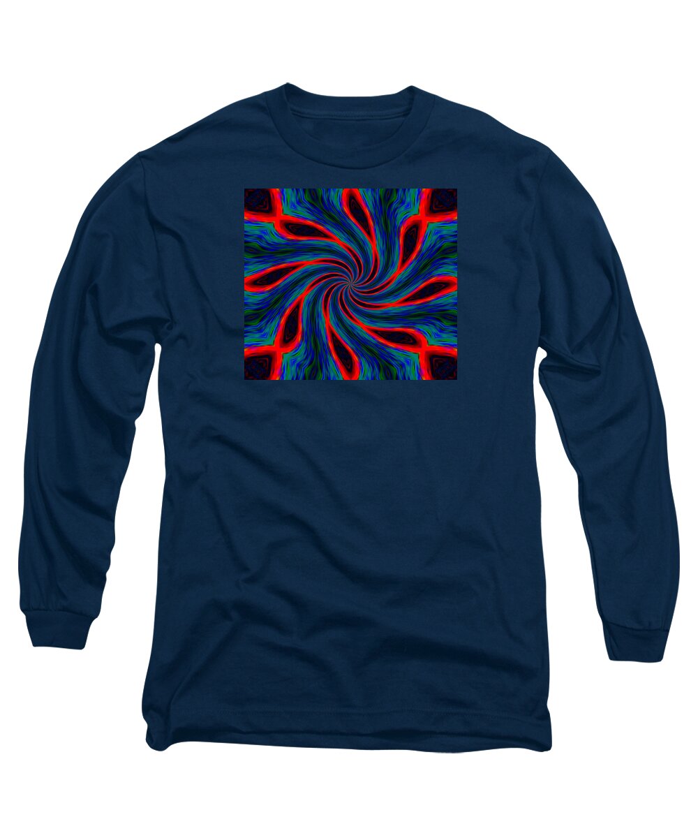 Flag Long Sleeve T-Shirt featuring the photograph Flag Of The 48th Naval Illusionist Regiment by James Stoshak