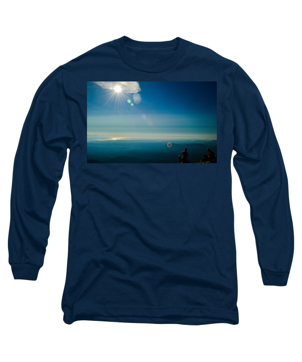  Long Sleeve T-Shirt featuring the photograph Hanging out on the Summit by Brian O'Kelly