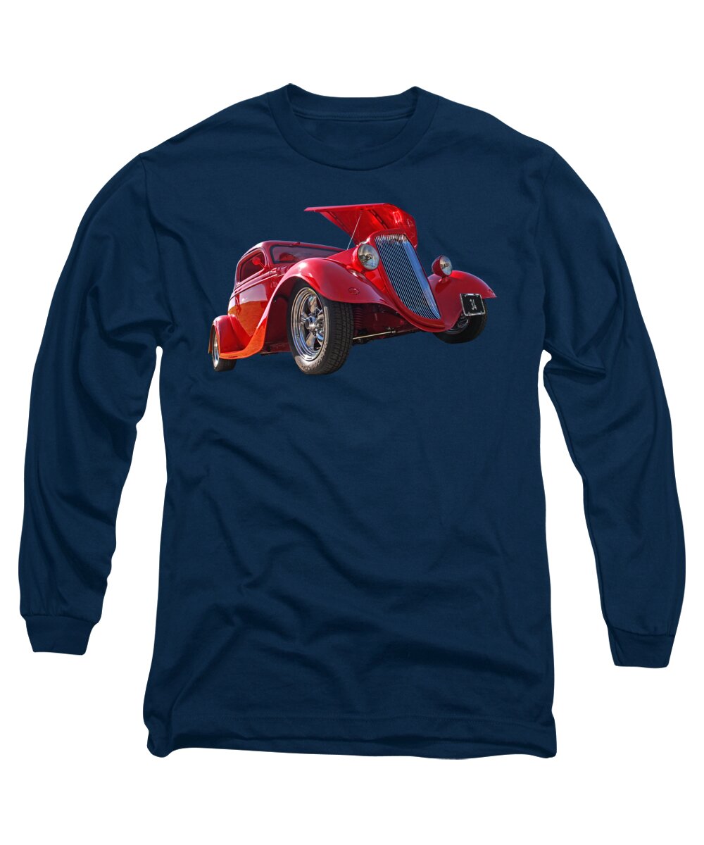 Red Long Sleeve T-Shirt featuring the photograph Hot '34 by Gill Billington