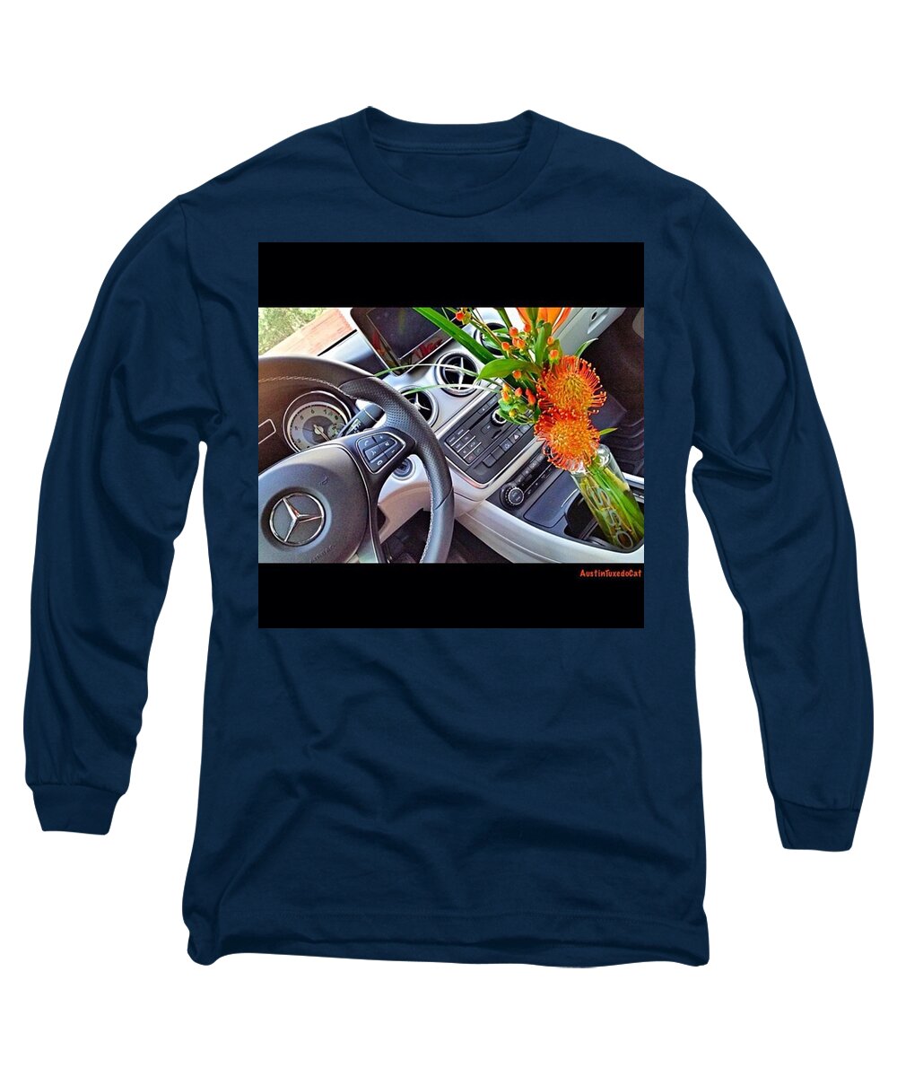Keepaustinweird Long Sleeve T-Shirt featuring the photograph I Found The Perfect Use For That Giant by Austin Tuxedo Cat