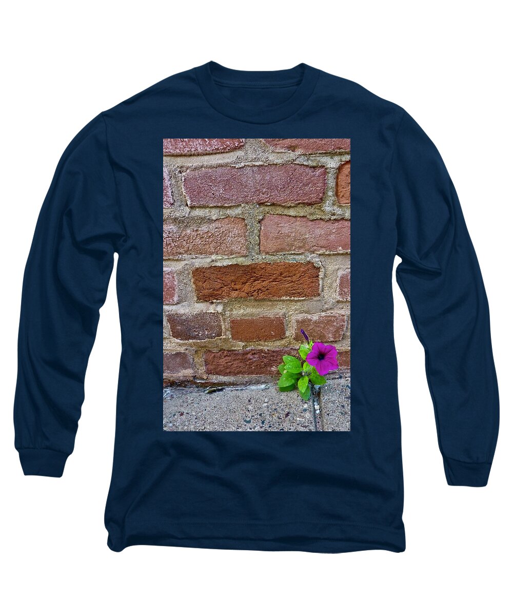 Flower Long Sleeve T-Shirt featuring the photograph I Think I Can by Melisa Elliott