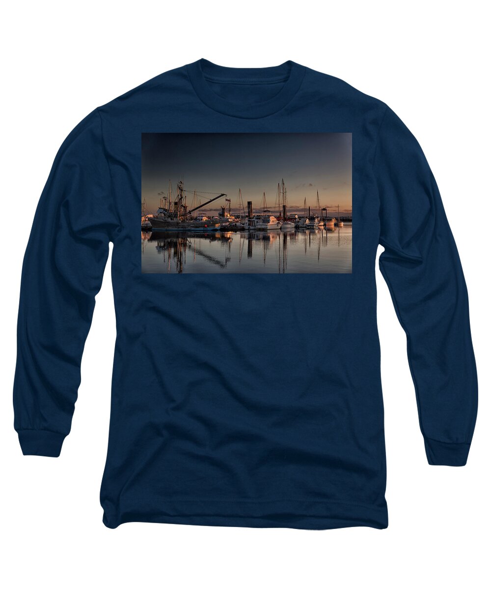 Marina Long Sleeve T-Shirt featuring the photograph Kanaka Bay by Randy Hall