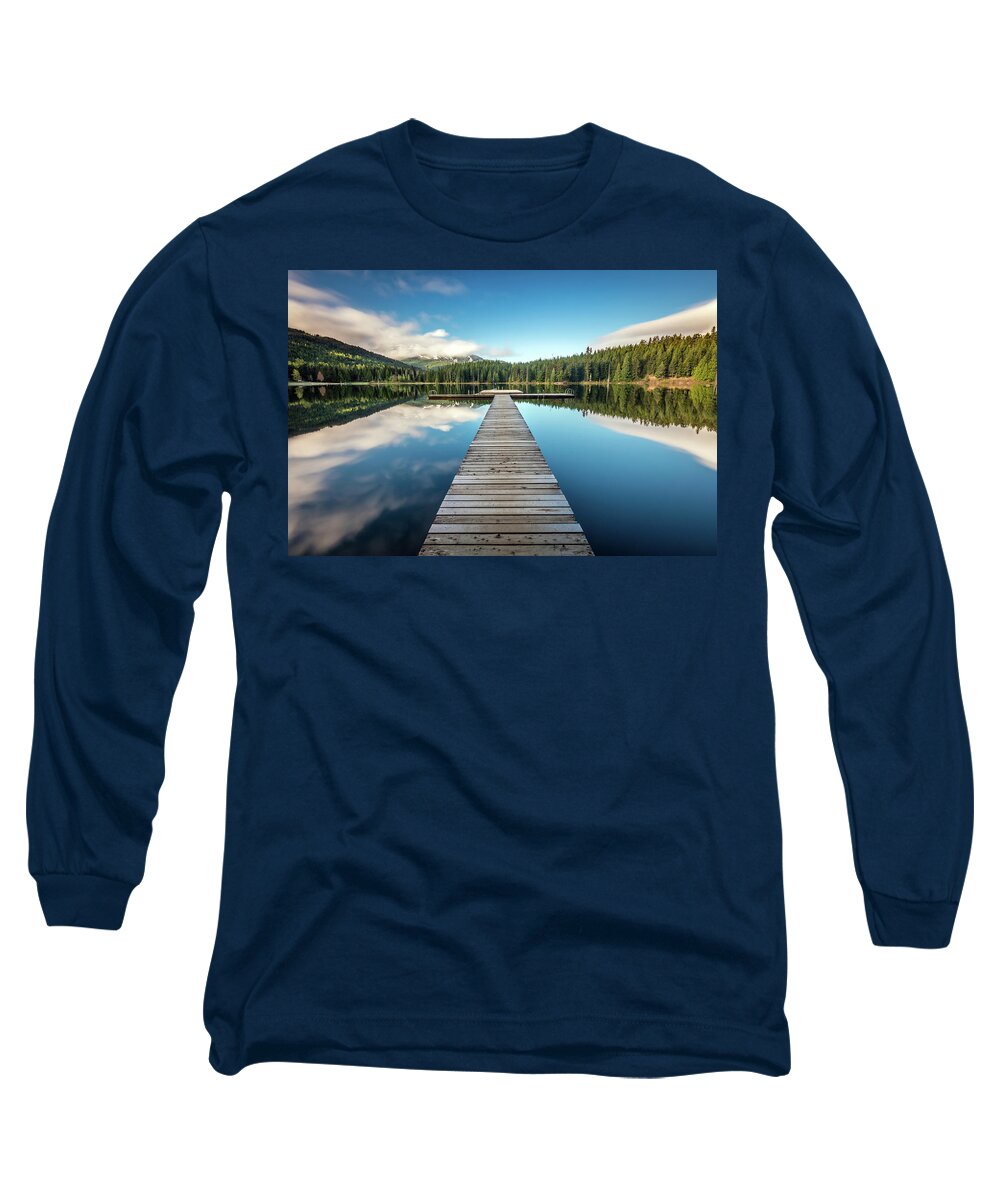 Whistler Long Sleeve T-Shirt featuring the photograph Lost Lake Dream Whistler by Pierre Leclerc Photography