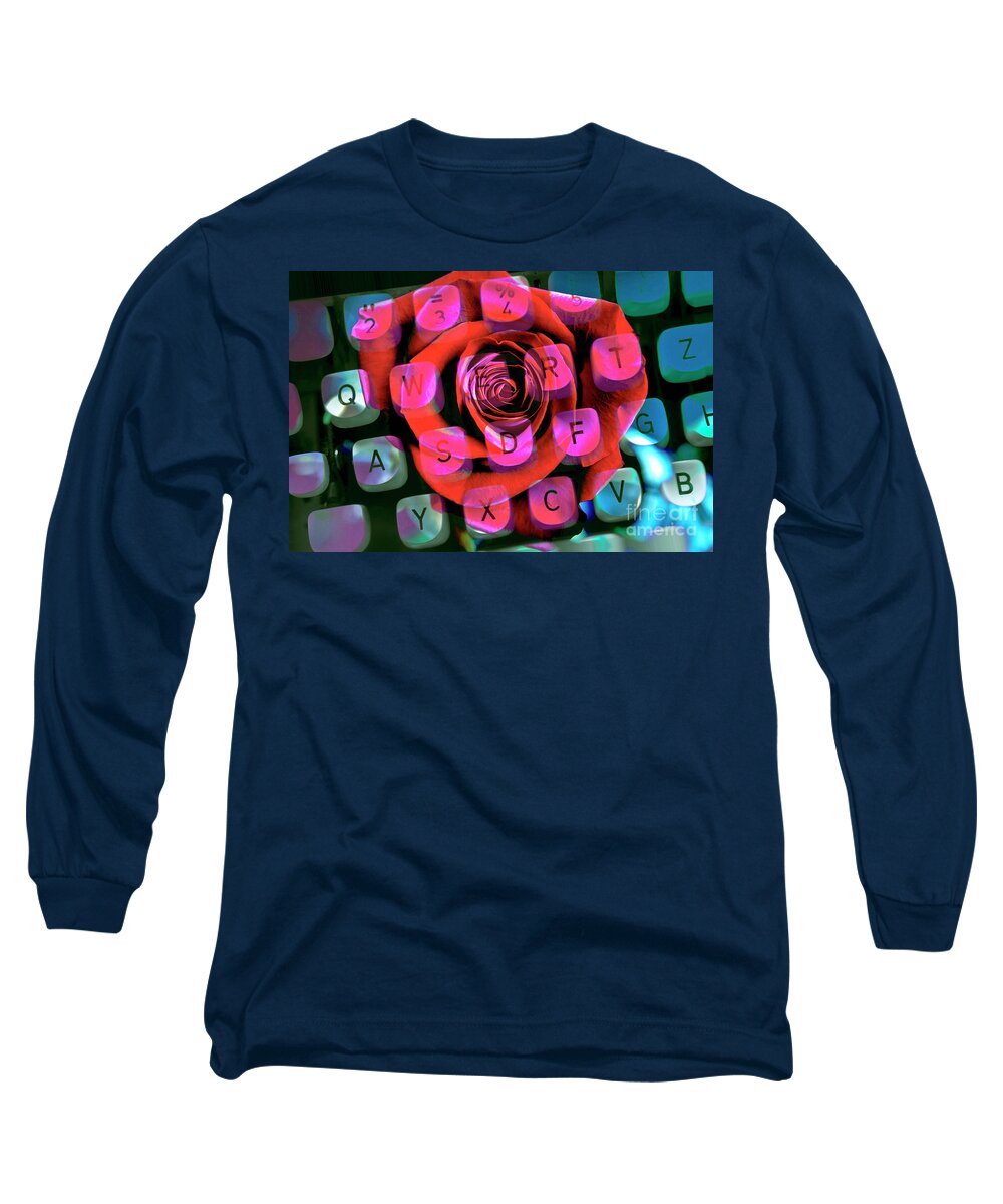 Love Letter Long Sleeve T-Shirt featuring the digital art Love Letters for 2018 by Silva Wischeropp