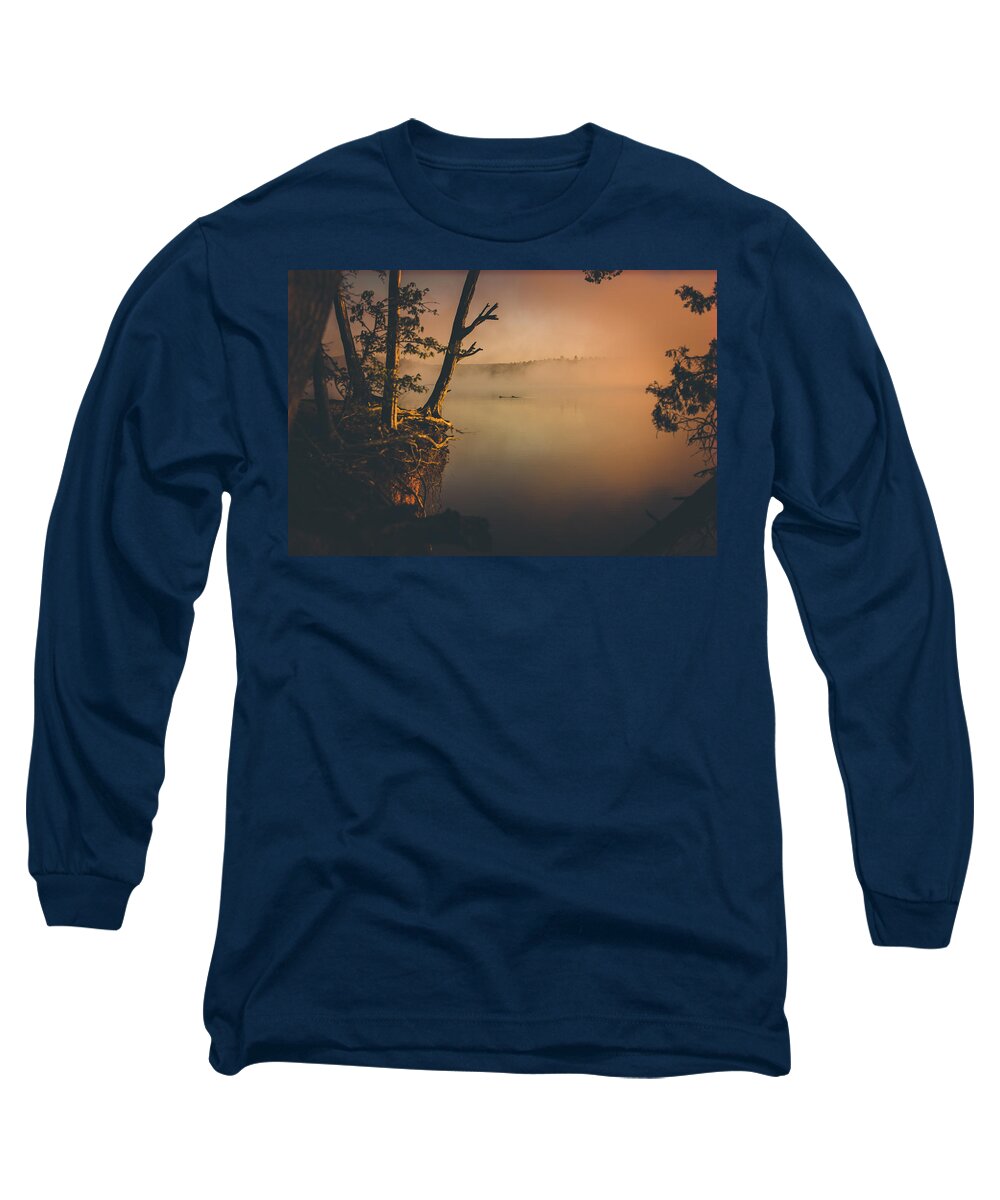 Fog Long Sleeve T-Shirt featuring the photograph Morning Colors by Jessica Brown