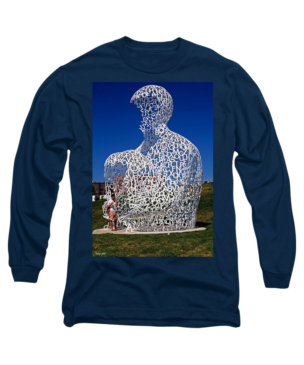 Nomade Long Sleeve T-Shirt featuring the photograph Nomade in Iowa by Farol Tomson