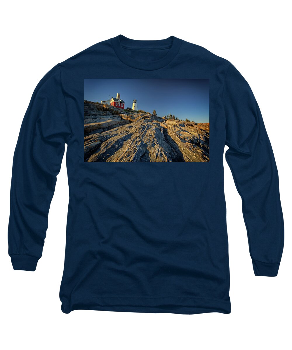 Pemaquid Point Lighthouse Long Sleeve T-Shirt featuring the photograph Pemaquid Point by Rick Berk