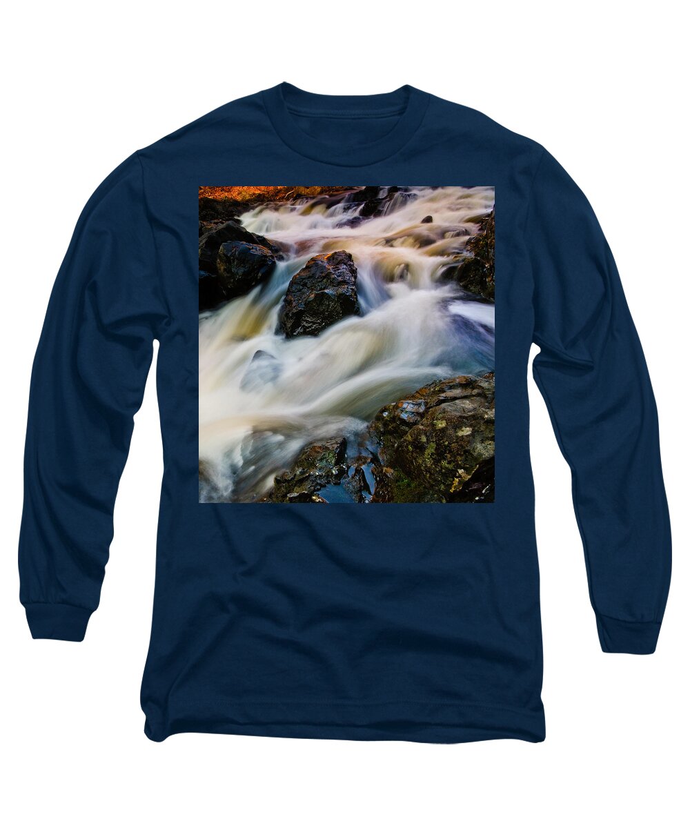 Troy Long Sleeve T-Shirt featuring the photograph River Dance by Neil Shapiro