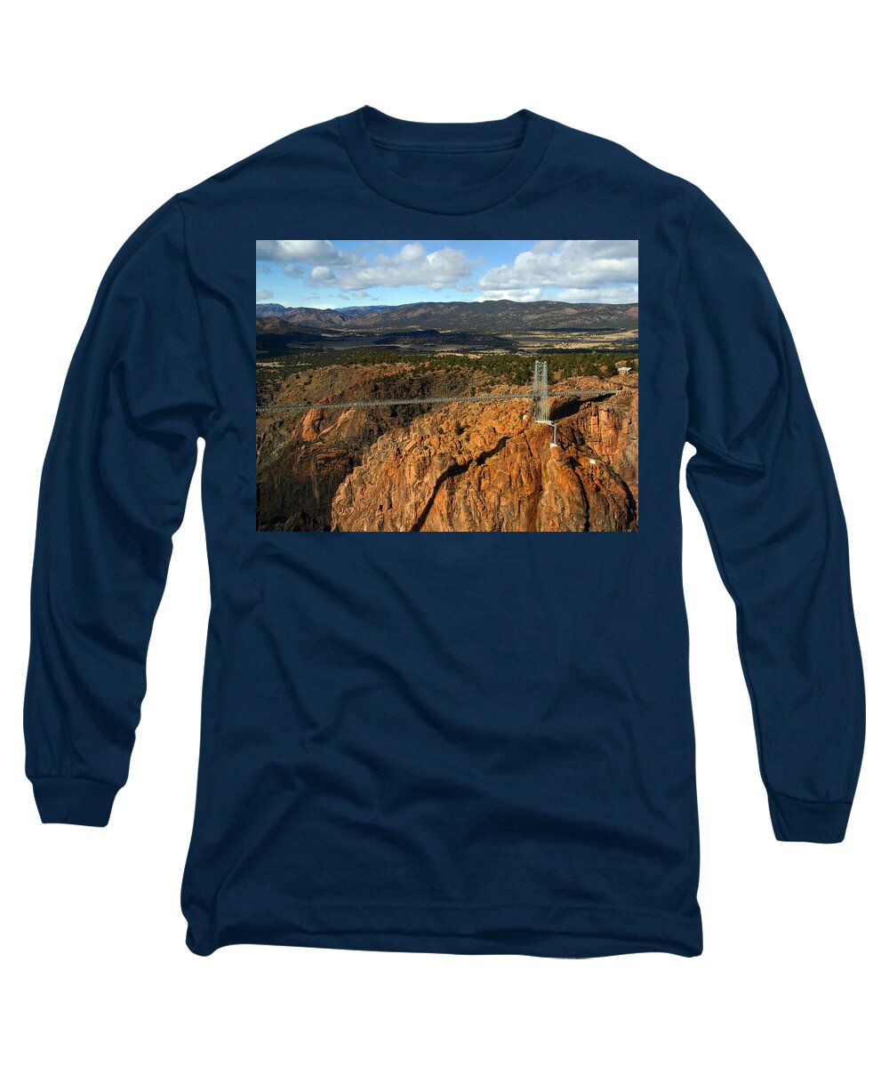 Royal Gorge Long Sleeve T-Shirt featuring the photograph Royal Gorge by Anthony Jones