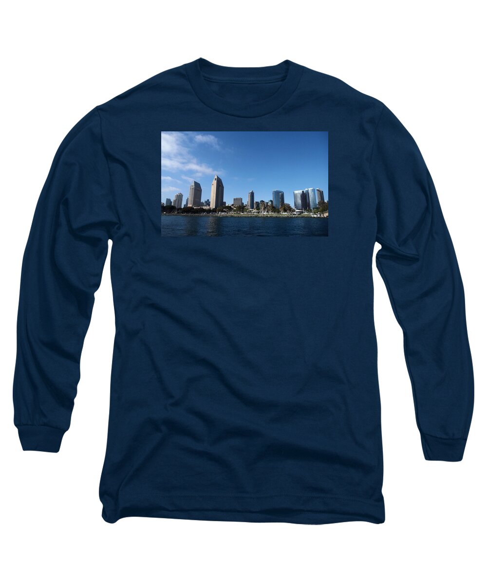 Sandiego Long Sleeve T-Shirt featuring the photograph San Diego, California by Annie Walczyk