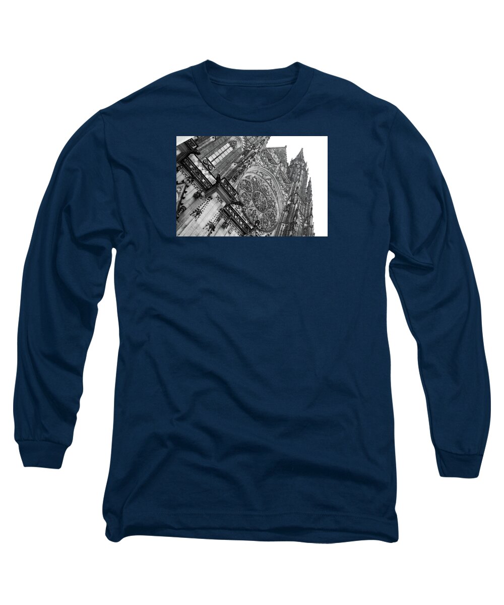 Europe Long Sleeve T-Shirt featuring the photograph St. Vitus Cathedral 1 by Matthew Wolf