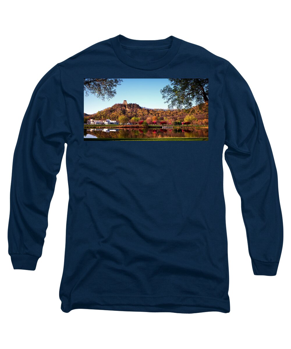 Sugarloaf Long Sleeve T-Shirt featuring the photograph Sugarloaf Reflection by Al Mueller