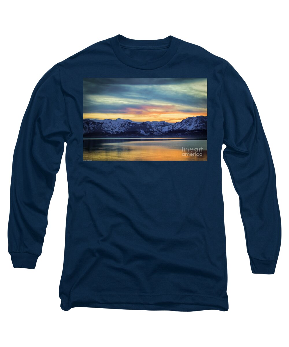 The Evening Colors Long Sleeve T-Shirt featuring the photograph The Evening Colors by Mitch Shindelbower