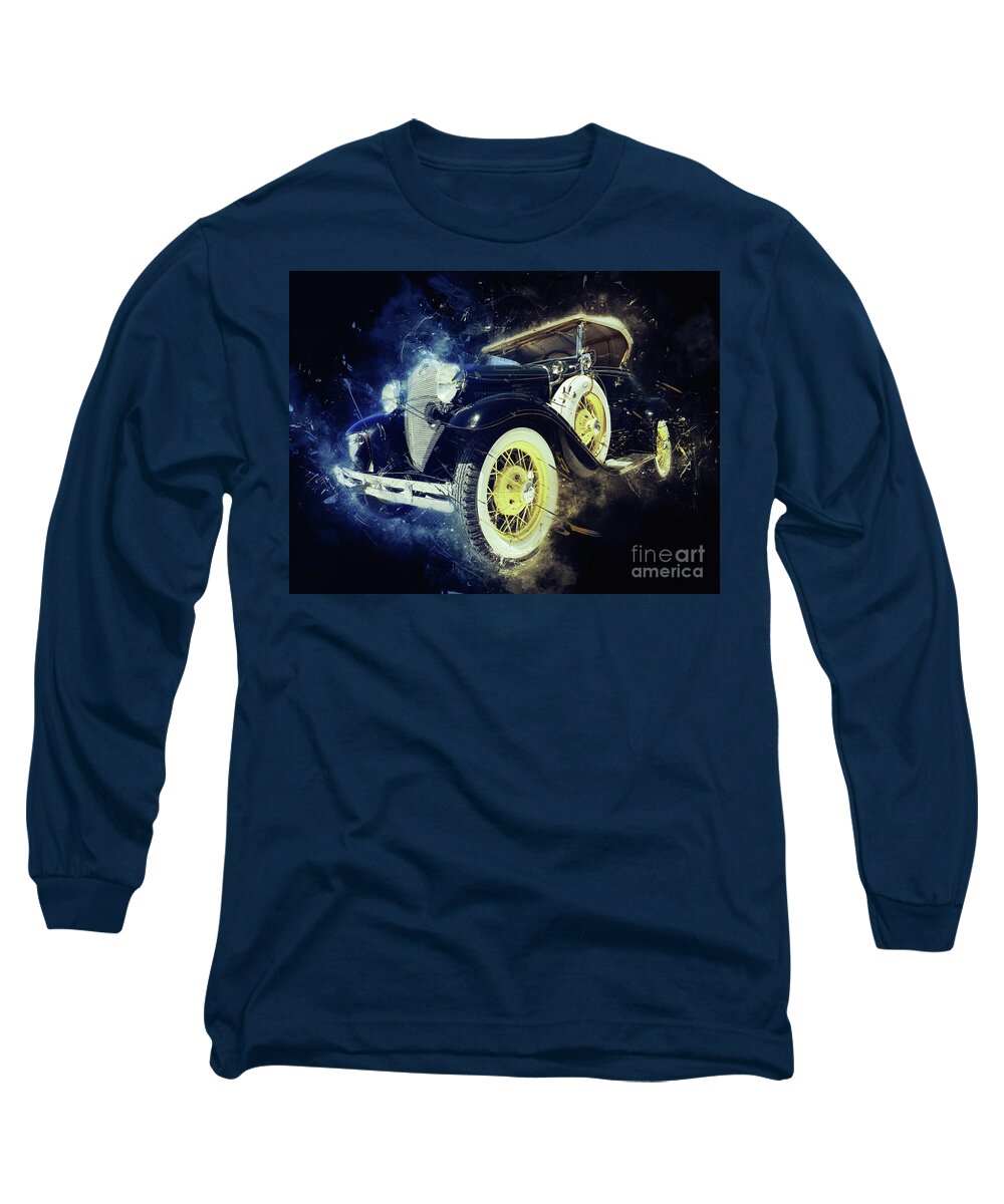 Sevenstyles Long Sleeve T-Shirt featuring the photograph Vintage Shebang by Jack Torcello