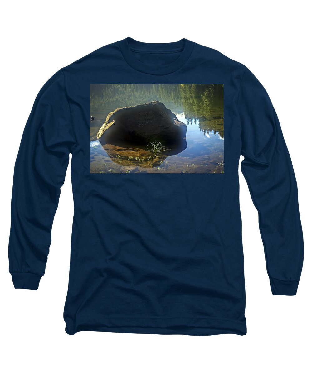 Pamelia Lake Long Sleeve T-Shirt featuring the photograph Warming Sun by Albert Seger