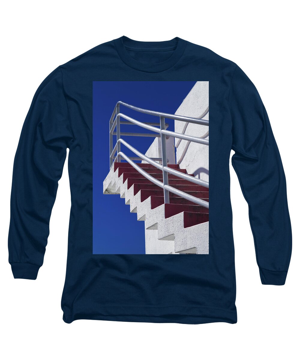 Stairs Long Sleeve T-Shirt featuring the photograph Zig Zag Stairs San Francisco by David Smith