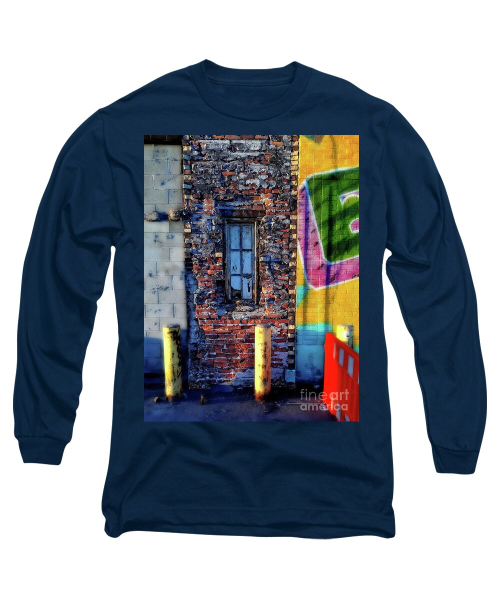 Windows Long Sleeve T-Shirt featuring the photograph A Narrow Window by Walter Neal