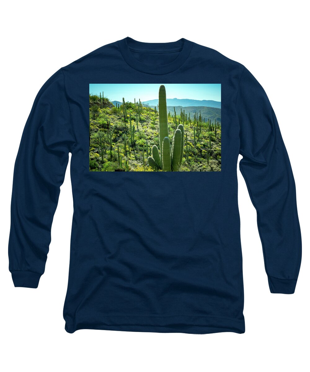 Green Long Sleeve T-Shirt featuring the photograph Green and Yellow by Melisa Elliott